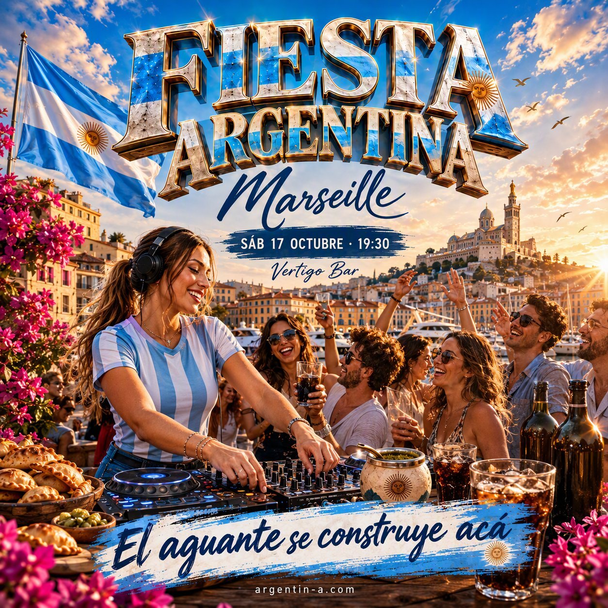 Fiesta Argentina Marseille — samedi 17 octobre, Vertigo Bar